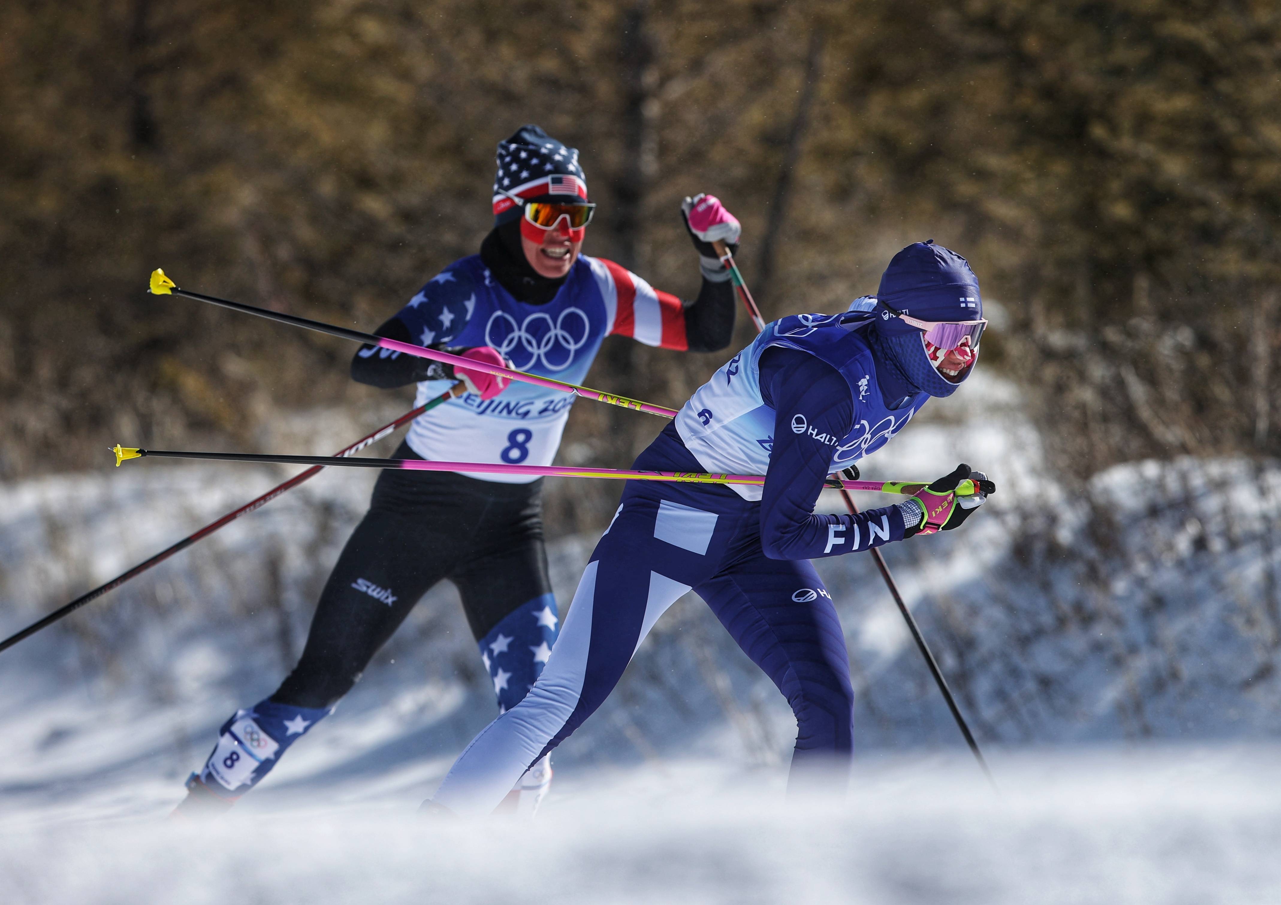 关于挪威选手在越野滑雪比赛中速度飞快的信息
